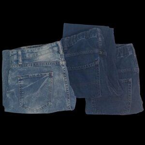 Boys Jeans Bundle Size 16–18 Straight & Slim Fit Lot